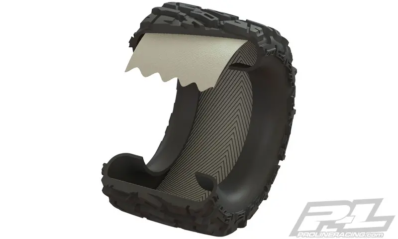 Belted Trencher Tires 2.8" Mounted. 2