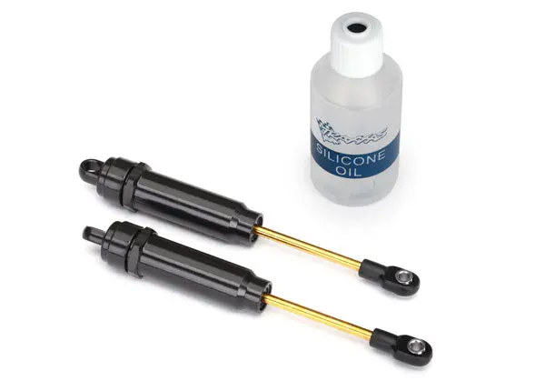 Big Bore Shocks (Xx-Long) (Hard-Anodized & Ptfe-Coated T6 Aluminum) (Assembled With Tin Shafts) W/O Springs (Rear) (2) 1