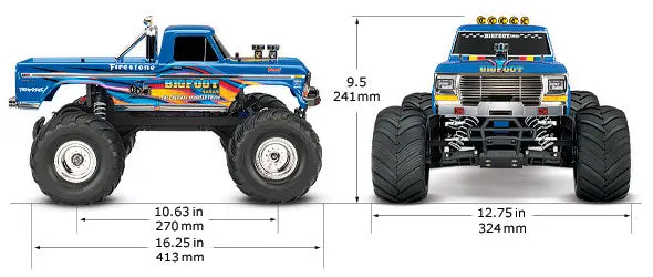 Bigfoot, Classic, Retro Blue 2