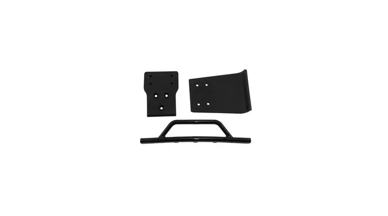 Black Front Bumper & Skid Plate Traxxas Slash 4X4 1
