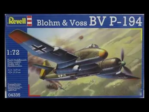 Blohm & Voss Bv P-194 1:72 Scale 1