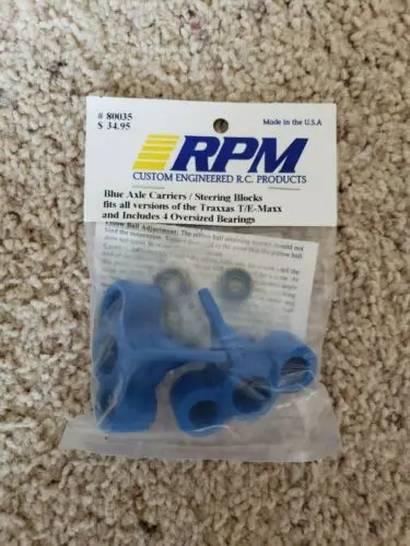 Blue Axle Carriers/Steering Blocks Traxxas T/E-Maxx 1