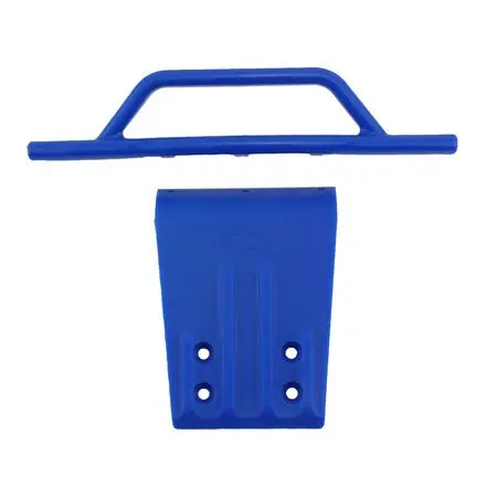 Blue Front Bumper & Skid Plate Slash 2Wd & Nitro Slash 1