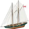 Bluenose 2 Wooden Ship Model Kit 1
