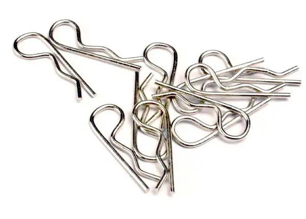 Body Clips (12) Silver 1