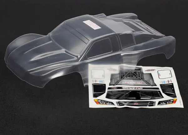 Body, Slash 4X4 (Clear, Requires Painting)/ Window Masks/ Decal Sheet 1
