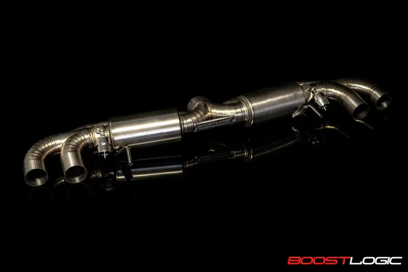 Boost Logic 4″ Titanium Auspuff Mit Klappen Upgrade Passend Für Nissan Gt-R R35 1