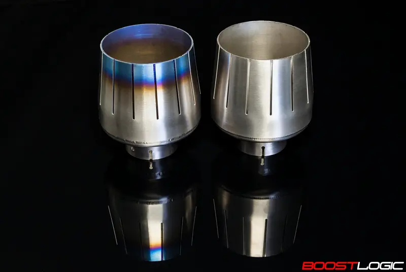 Boost Logic F16 Titanium Auspuffendrohrsatz Passend Für Nissan R35 Gt-R 09+ 1