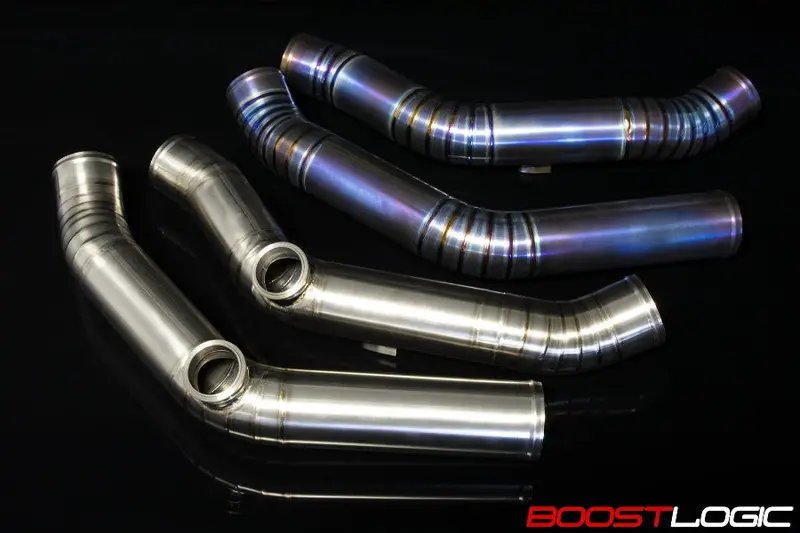 Boost Logic Titanium Obere Ladeluftkühlerrohre Passend Für Nissan R35 Gt-R 09+ 1