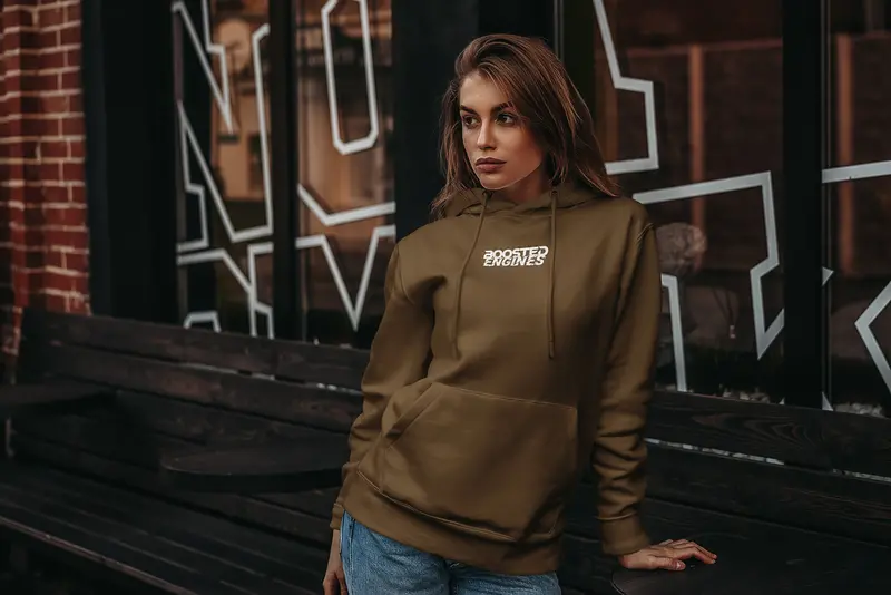 Boosted Engines ''Brand Logo'' Frauen Hoodie 7