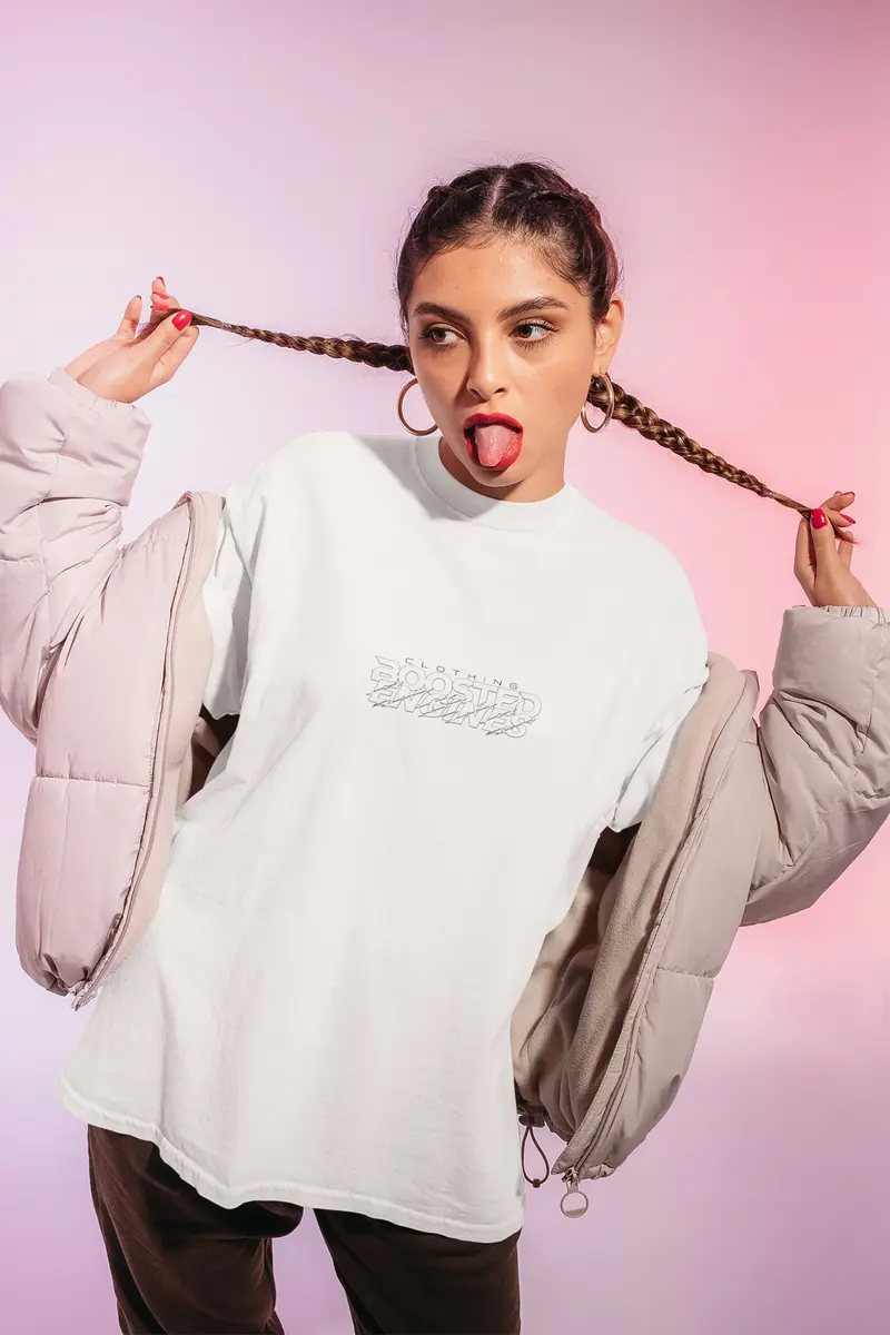 Boosted Engines ''Brand Logo'' Frauen Oversized T-Shirt 2