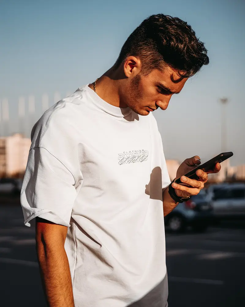 Boosted Engines ''Brand Logo'' Männer Oversized T-Shirt 1
