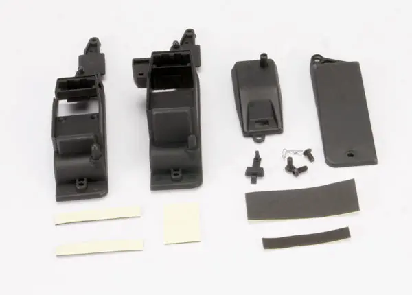 Box, Receiver & Battery (2)/ Cover/ Foam Pad & Adhesive/ Charge Jack Plug (Rubber)/ 4X8mm Bcs (1)/ 4X12mm Bcs (2) (Contains Both Boxes To Accommodate Either Aa Battery Holder Or Rx Flat Pack) 1