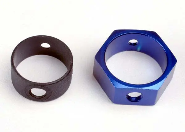 Brake Adapter, Hex Aluminum (Blue) 1