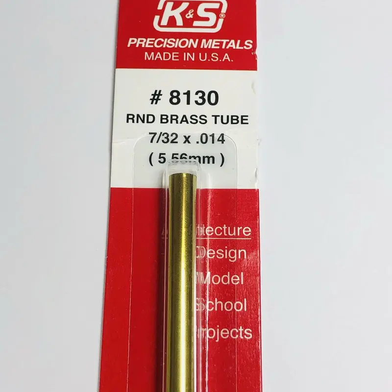 Brass Tube 7/32X.014 1
