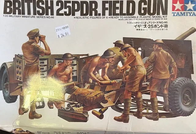 British 25 Pdr. Field Gun- 1/35 Scale 1