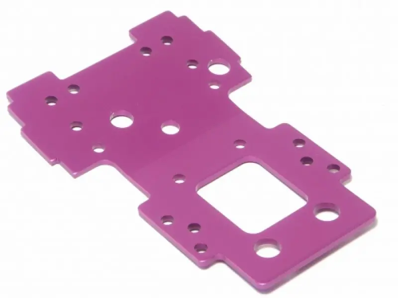 Bulkhead Lower Plate 2.5Mm (Purple) 1