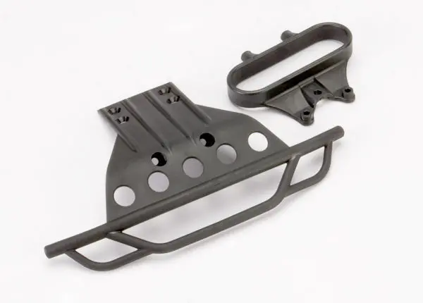 Bumper, Front/ Bumper Mount, Front (Black) 1