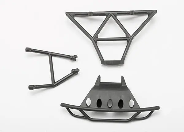 Bumpers, Front (1)/ Rear (1)/ 2.5X14mm Cs(2) (1/16 Slash) 1