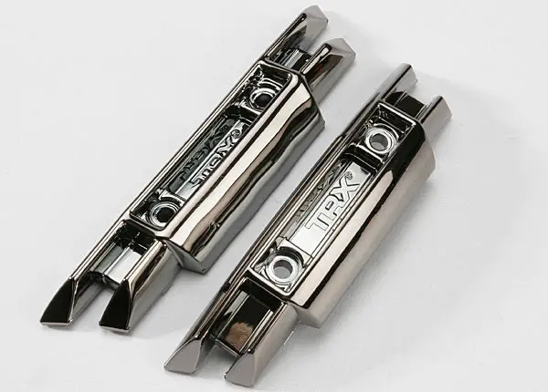 Bumpers, Front And Rear (Black Chrome) 1