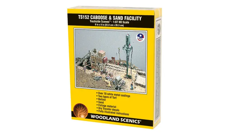 Caboose & Sand Facility Ho Kit 1