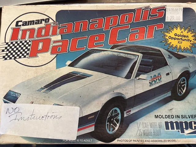 Camaro Indianapolis Pace Car - 1/25 Scale 1