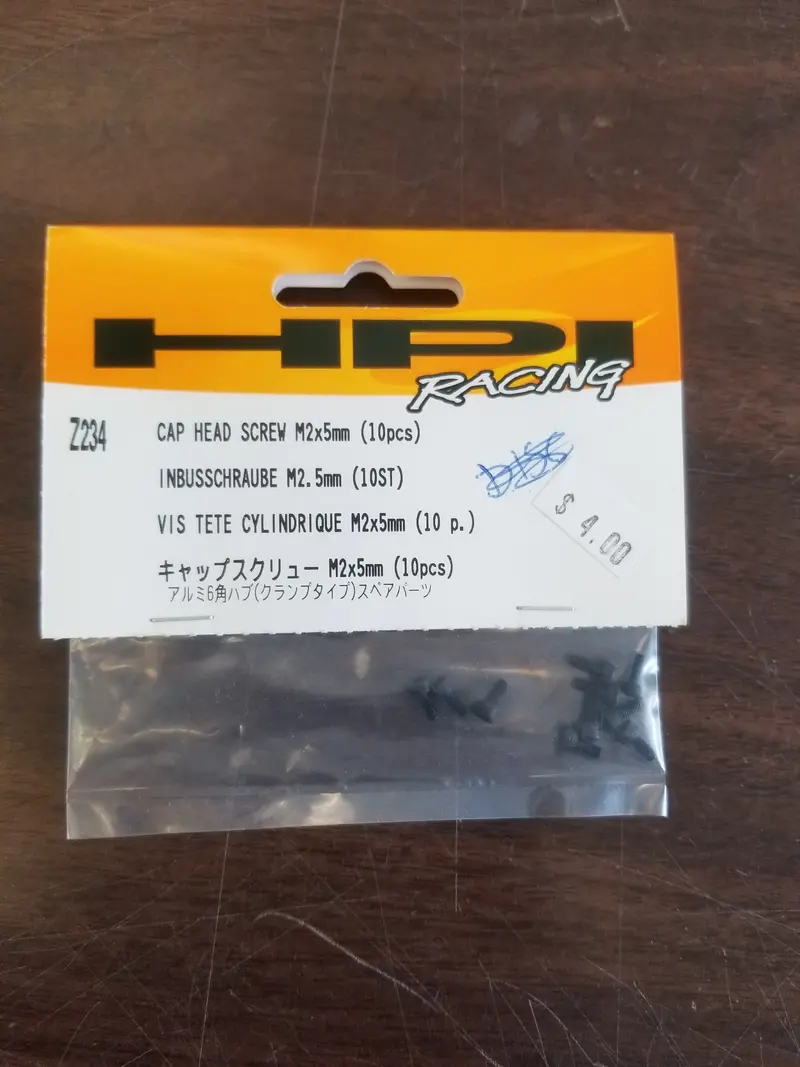 Cap Head Screw M2x5mm (10Pcs) 1