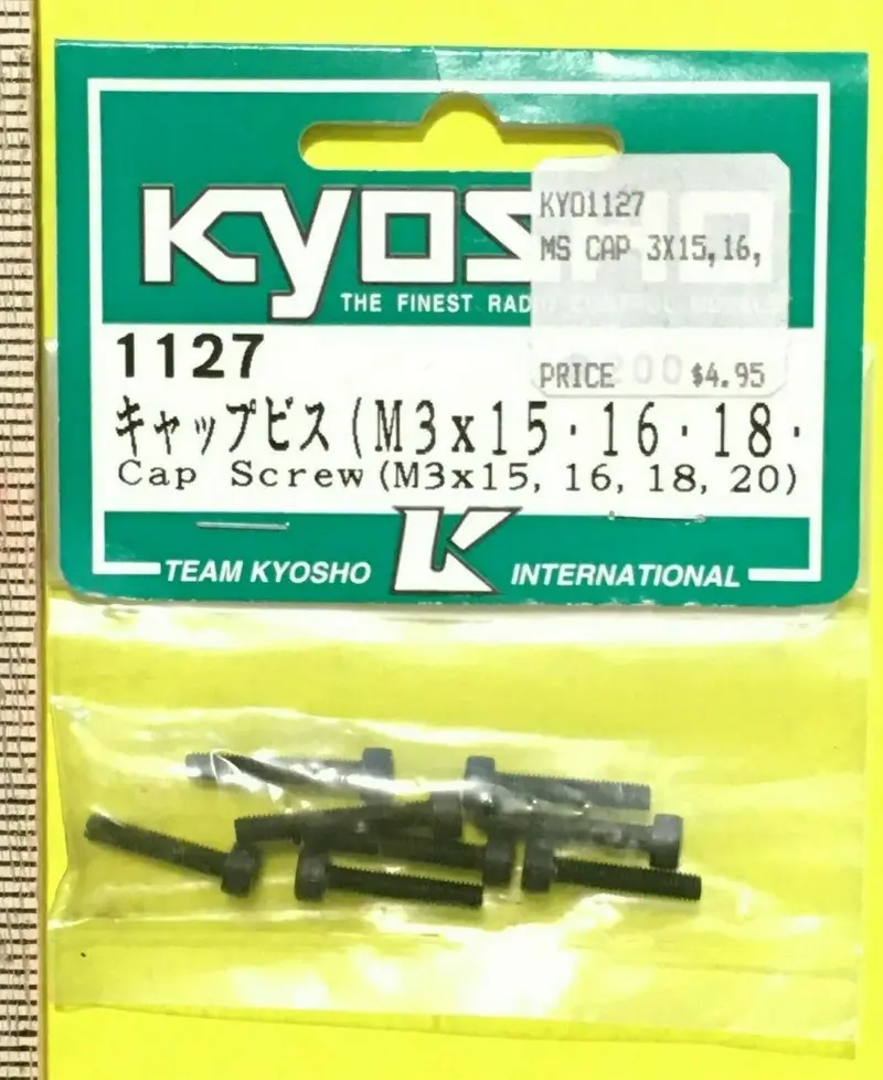 Cap Screw (M3 X 15, 16, 18, 20) 1