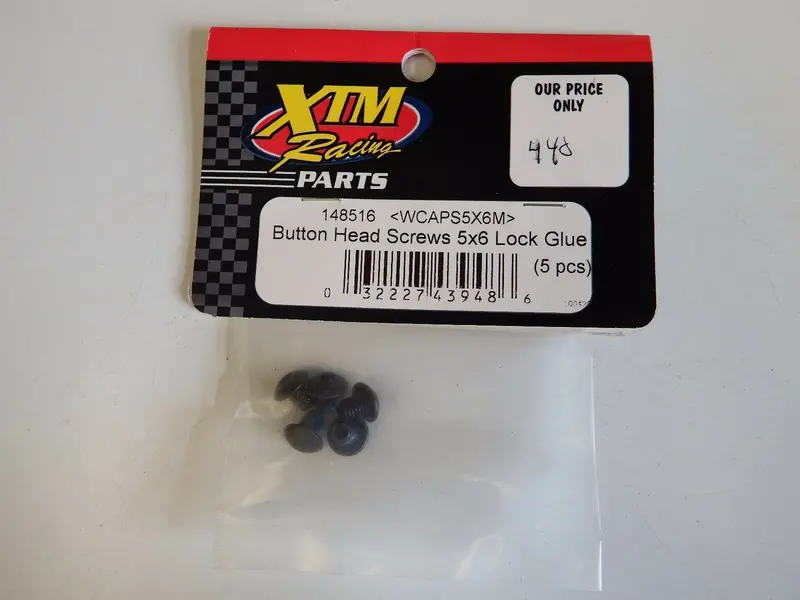 Cap Screws 5X6 Lock Glue (5Pcs) 1