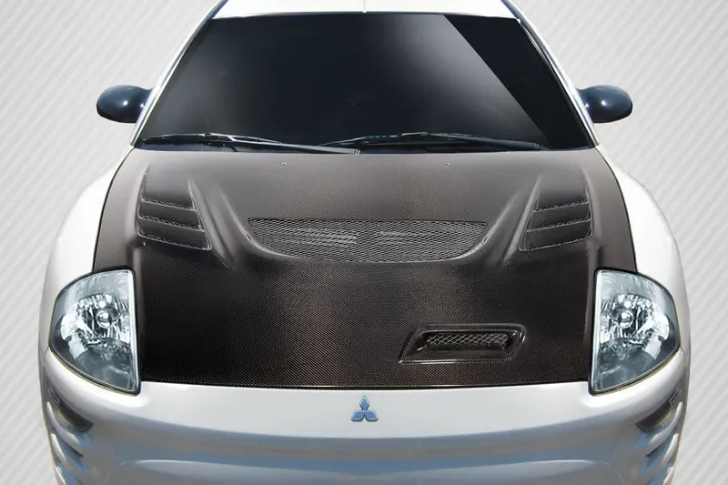 Carbon Creations 00-05 Mitsubishi Eclipse Carbon Fiber Evo Gt Hood 1