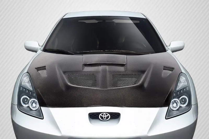Carbon Creations 00-05 Toyota Celica Carbon Fiber Evo Gt Hood 1