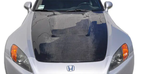 Carbon Creations 00-09 Honda S2k Carbon Fiber A-Sport Hood - 2 Piece 1
