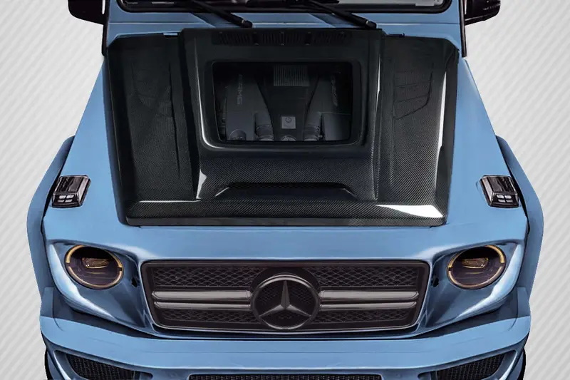 Carbon Creations 00-18 Mercedes G Class W463 Carbon Fiber Window Hood 1