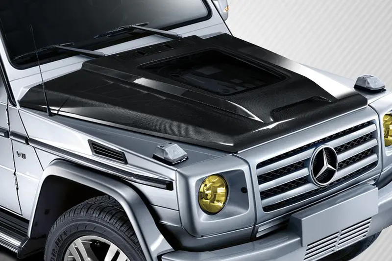 Carbon Creations 00-18 Mercedes G Class W463 Carbon Fiber Window Hood 2