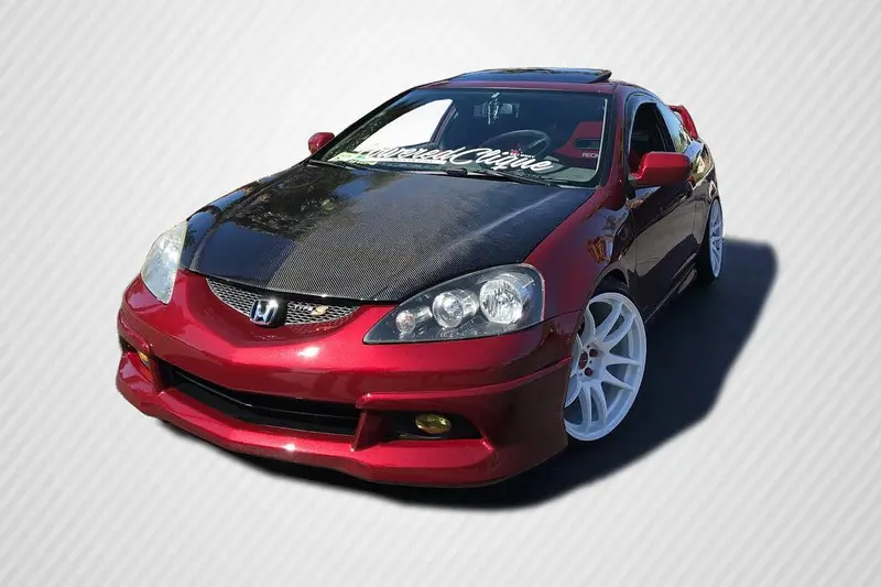 Carbon Creations 02-06 Acura Rsx Carbon Fiber Dritech Oem Type Hood 1