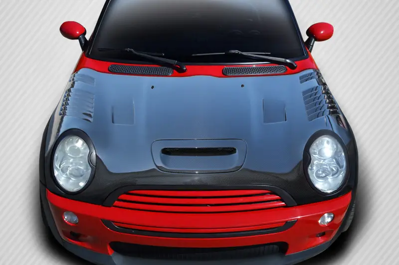 Carbon Creations 02-06 Mini Cooper R50 R53 R52 Cf Dritech Racer Hood 1