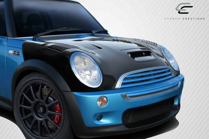 Carbon Creations 02-06 Mini Cooper R50 R53 R52 Cf Dritech Racer Hood 2