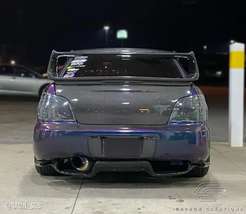 Carbon Creations 02-07 Subaru Impreza Wrx Sti 4Dr Sti Wing Spoiler Kit 2
