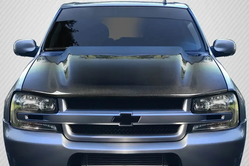 Carbon Creations 02-08 Chevry Trailblazer Carbon Fiber Cowl Hood 1