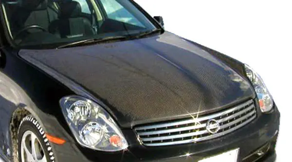 Carbon Creations 03-04 Infiniti G Sedan G35 Carbon Fiber Oem Type Hood 1