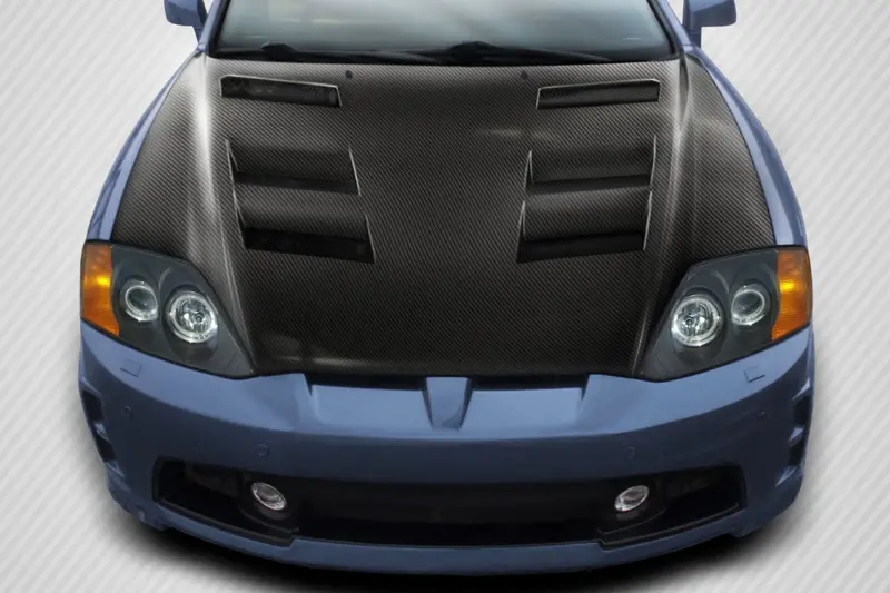 Carbon Creations 03-06 Hyundai Tiburon Carbon Fiber Dritech Am-S Hood 1