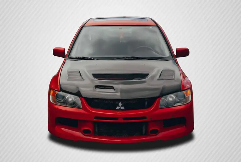 Carbon Creations 03-06 Mitsubishi Lancer Evolution 8 9 Cf C-1 Hood 1