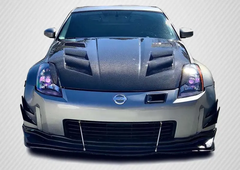 Carbon Creations 03-06 Nissan 350Z Z33 Carbon Fiber Dritech Am-S Hood 1
