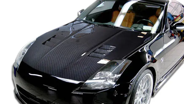 Carbon Creations 03-06 Nissan 350Z Z33 Carbon Fiber Dritech Jgtc Hood 1