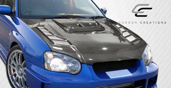 Carbon Creations 04-05 Subaru Impreza Wrx Sti Carbon Fiber C-1 Hood 2