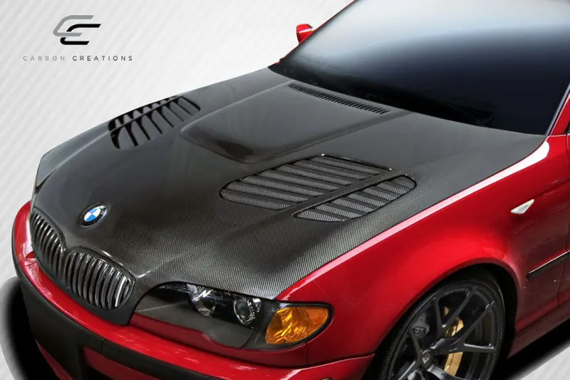 Carbon Creations 04-06 Bmw 3 -Series E46 2Dr Cf Dritech Gtr Hood 2