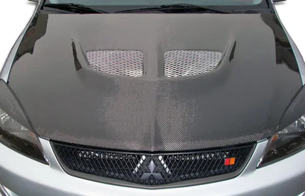 Carbon Creations 04-07 Mitsubishi Lancer Carbon Fiber Evo Hood 1
