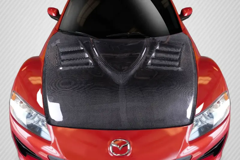 Carbon Creations 04-08 Mazda Rx-8 Carbon Fiber Vader Hood 1
