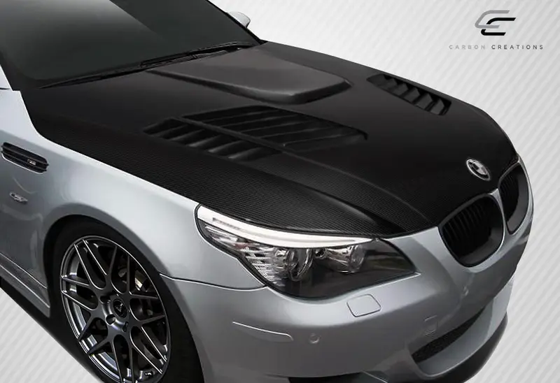 Carbon Creations 04-10 Bmw 5 -Series E60 4Dr Carbon Fiber Gtr Type Hood 2