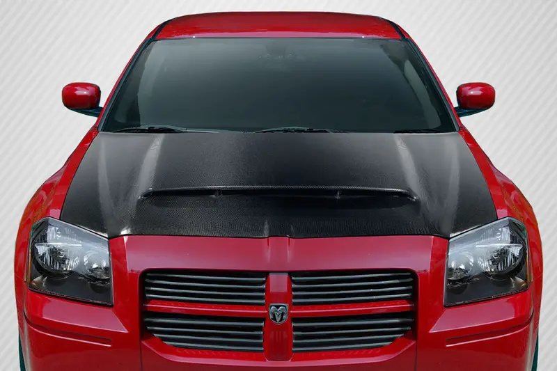 Carbon Creations 05-07 Dodge Magnum Carbon Fiber Demon Type Hood 1